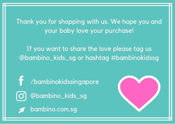 Bambino Thank you Card 2